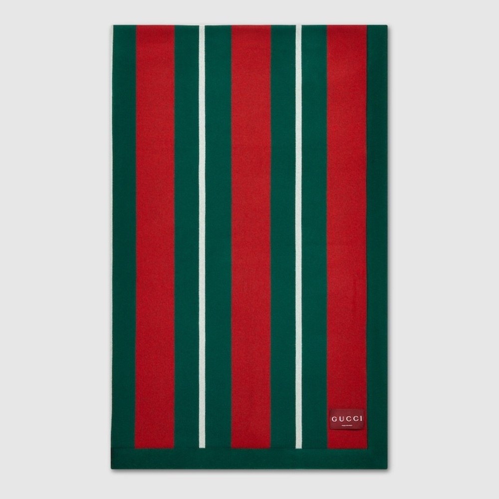 Gucci Web Wool Blanket NWT